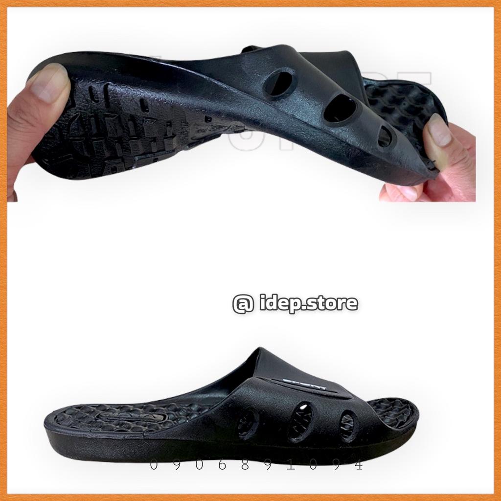 Dép nhựa quai ngang hạt massage SPORT nam nữ đi trong nhà tắm iDÉP- DL197