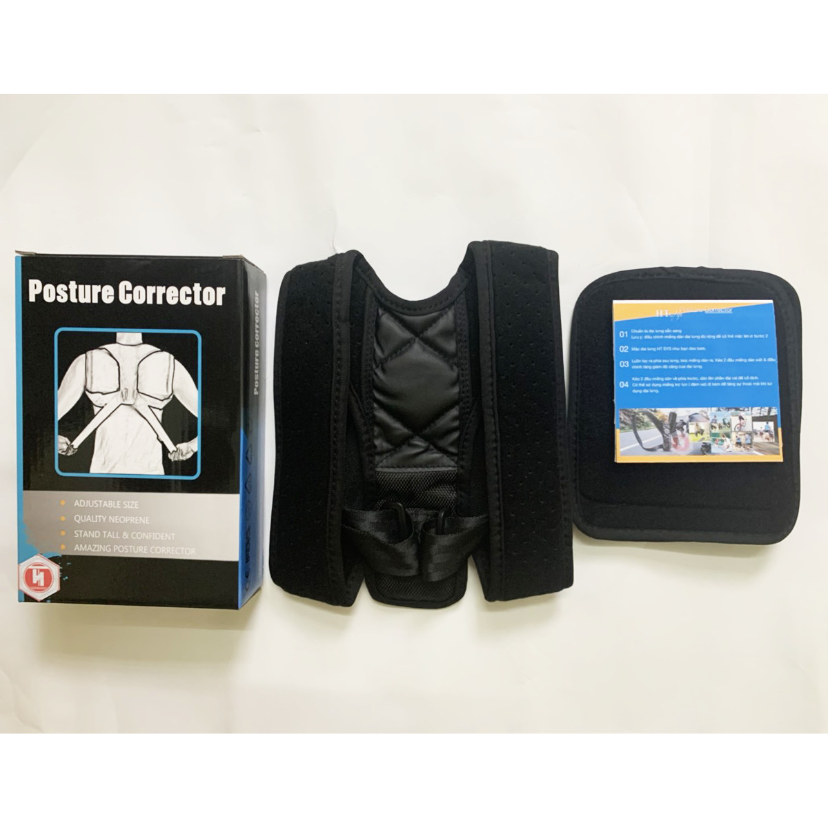 Đai chống gù lưng nam nữ HT SYS - Posture Corrector- Giúp định hình cột sống - Điều chỉnh tư thế của lưng -  Phù Hợp Với Mọi Độ Tuổi - Hỗ Trợ Điều Trị Hiệu Quả Chứng Gù Lưng, Lưng Tôm, Cong Vẹo Cột Sống