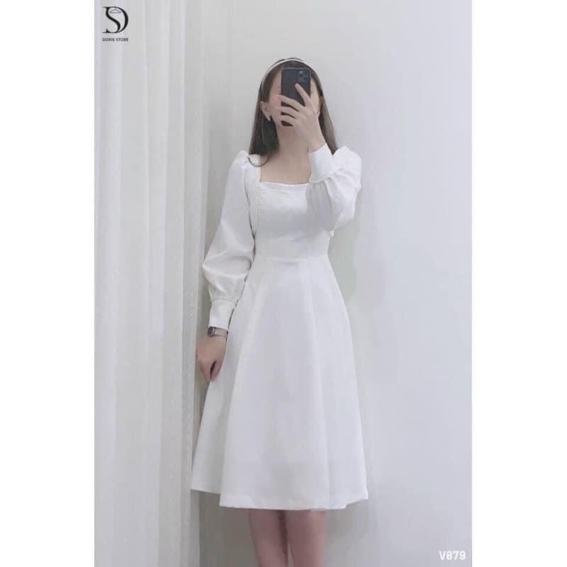 Đầm - Váy trắng tiểu thư