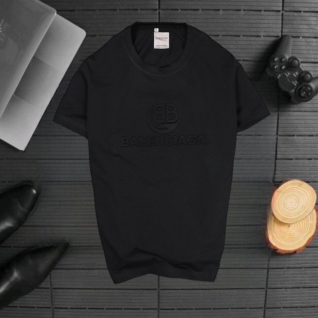 ÁO THUN NAM DẬP NỔI CỔ TRÒN COTTON