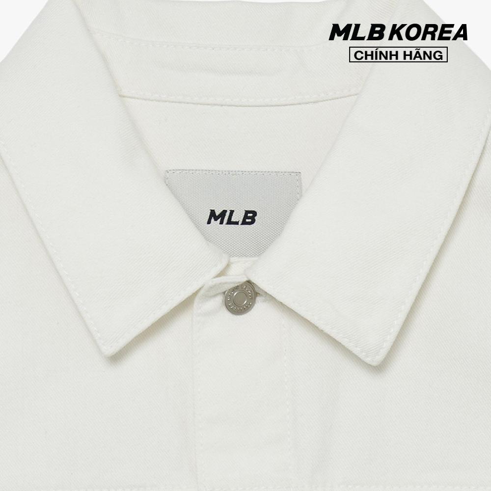 MLB - Áo sơ mi denim unisex tay dài Pop Art Graphic 3ADRL0131