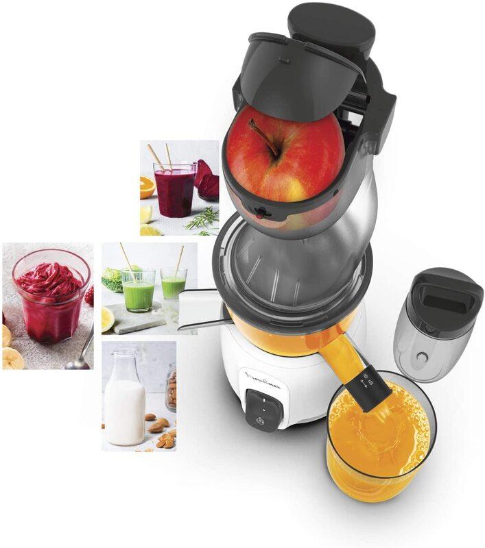 Máy Ép Chậm Moulinex Ultra Juice, Công Suất 200W, Máy Ép Trái Cây Chậm Moulinex ZU600110, Nhập Đức