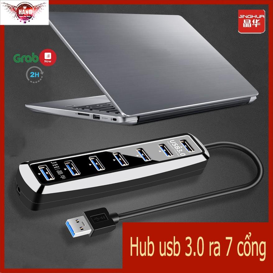 Bộ chia USB 3.0 ra 7 cổng USB 3.0 có nguồn rời - Jinghua Z432 - Hồ Phạm