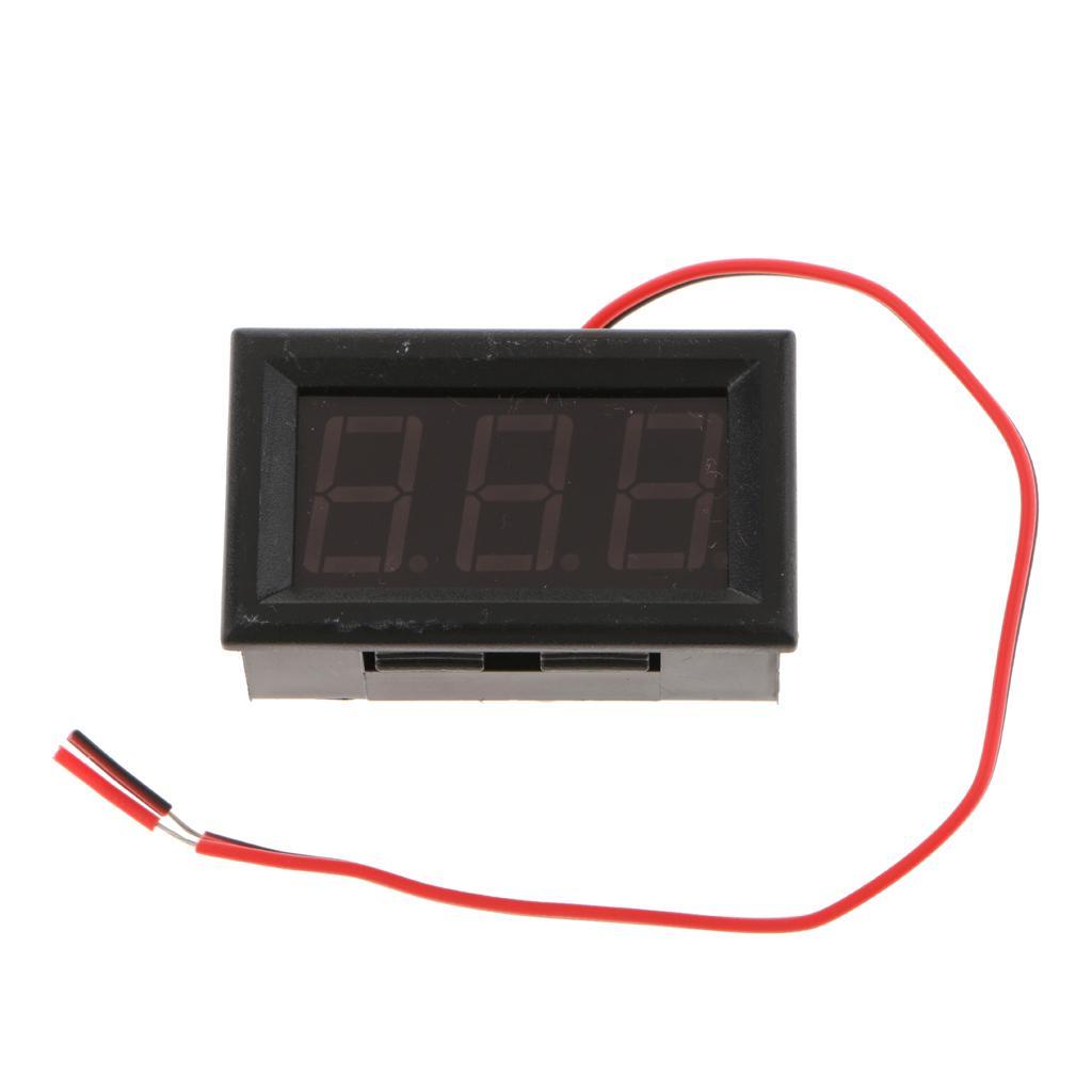 0.56" 2 Wire AC70-500V Digital Voltmeter Volt Voltage Meter Cars Motor
