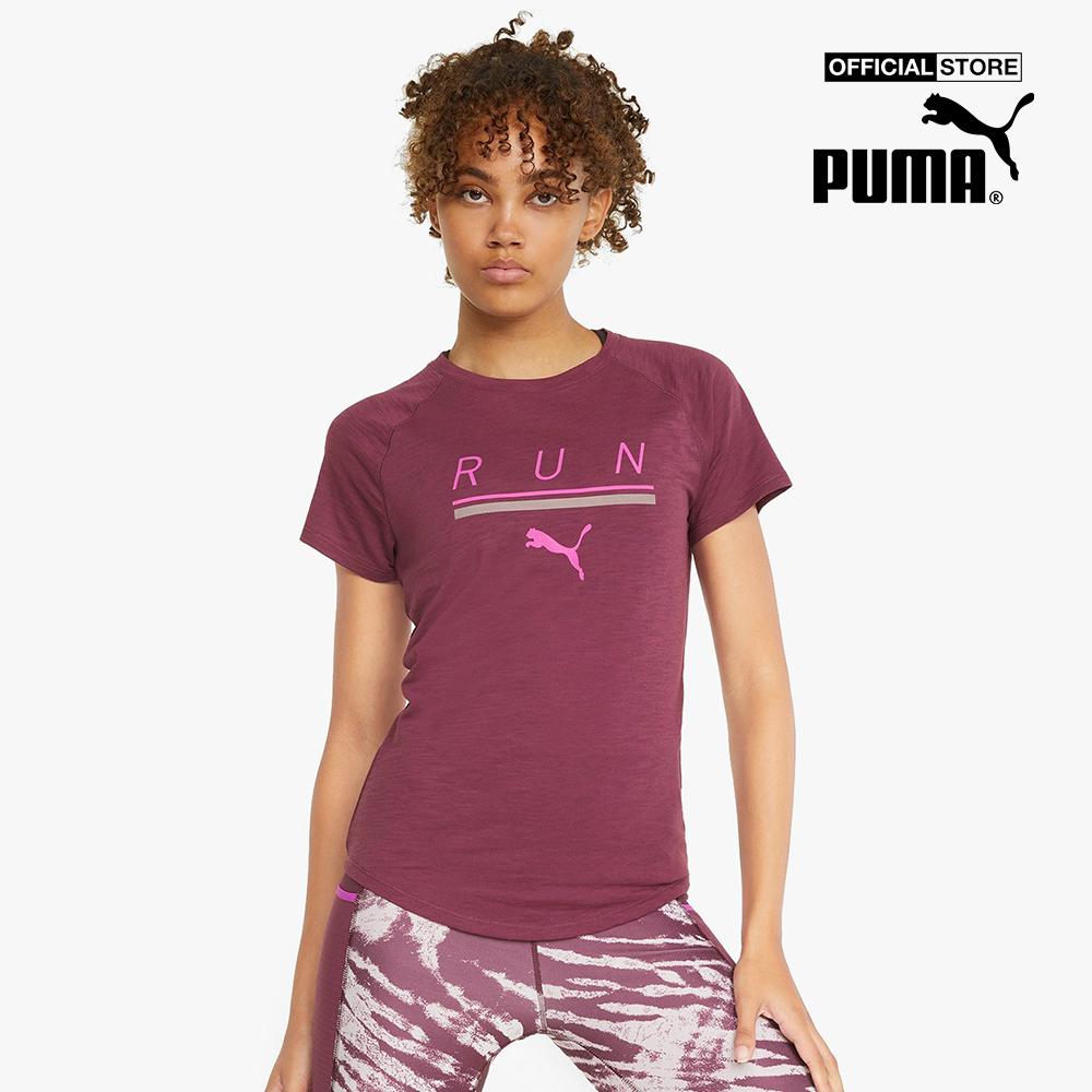 PUMA - Áo thun thể thao nữ ngắn tay 5K Logo 521388