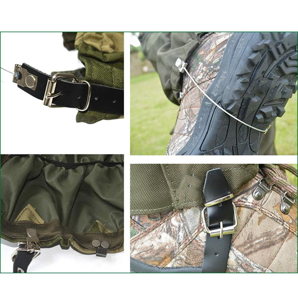 Waterproof Hiking Leg Gaiters Outdoor Leg Protection Snow Boot Gaiters for Camping Climbing Hunting