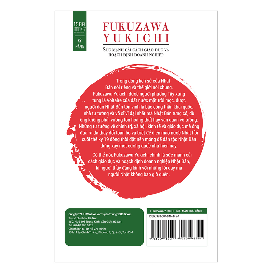 FUKUZAWA YUKICHI: Sức Mạnh Cải Cách Giáo Dục Và Hoạch Định Doanh Nghiệp