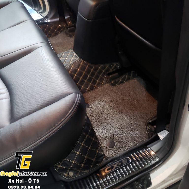 Thảm sàn, lót sàn Da 6D cao cấp cho Mazda CX3, CX-3