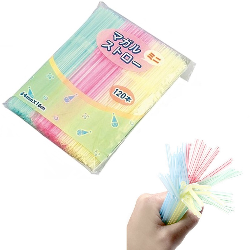Set 120 chiếc ống hút Kawachi φ4mmx16cm nhựa Polypropylene cao cấp không mùi, chịu được nhiệt độ từ -20 ~ 80 độ C - xuất xứ từ Nhật Bản
