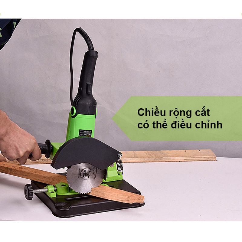 Đế kẹp máy mài cầm tay chuyển thành máy cắt đa năng BG-6125B - Khung thép sơn tĩnh điện chắc chắn – Có lò xo đẩy lực mạnh mẽ