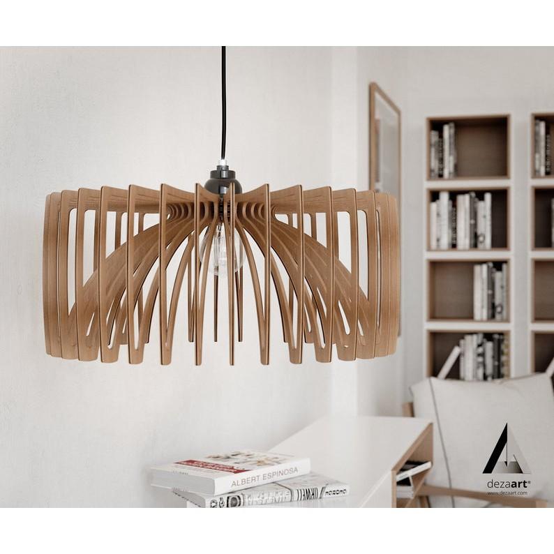 1 TẶNG 1 - Mô Hình Đầu thú gỗ ghép trang trí Đèn gỗ trang trí trang trí phòng khách sang trọng