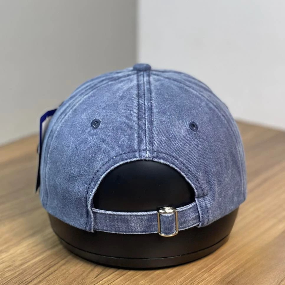(Hàng VNXK) Nón kết, mũ lưỡi trai Cham.pion phối vải jeans thêu nổi thời trang cao cấp (Ảnh thật)