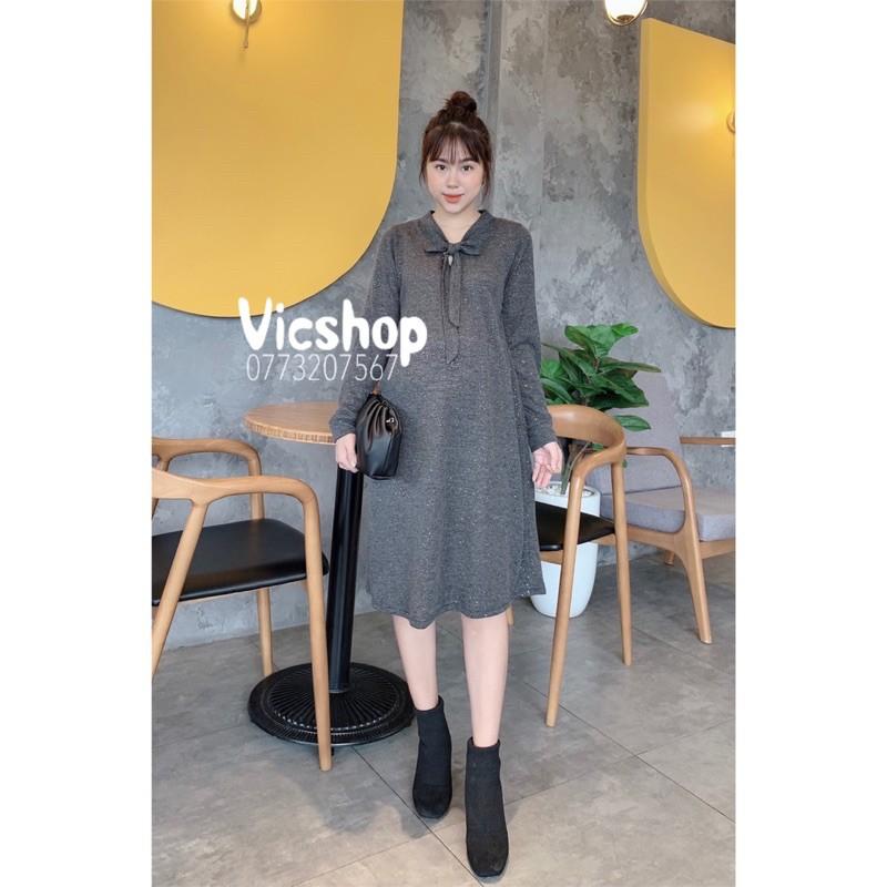 VÁY BẦU CỔ BUỘC NƠ MVB081