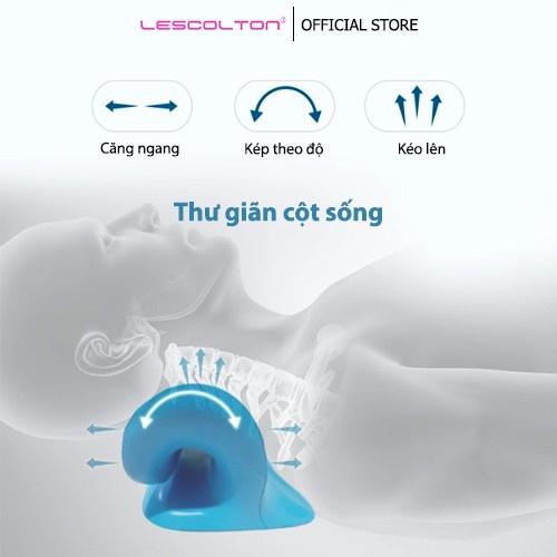 Dụng cụ massage cổ vai gáy Lescolton nắn chỉnh cột sống cổ, chống méo đầu, mát xa giảm đau hiệu quả