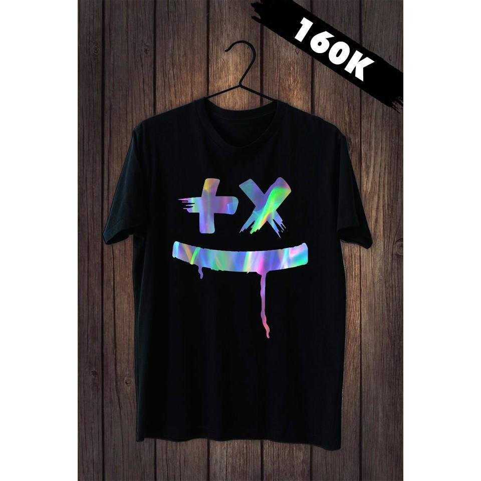 Áo Tay Lỡ Unisex Phản Quang Đa Sắc Rộng Vải Mịn Đủ size - +.x