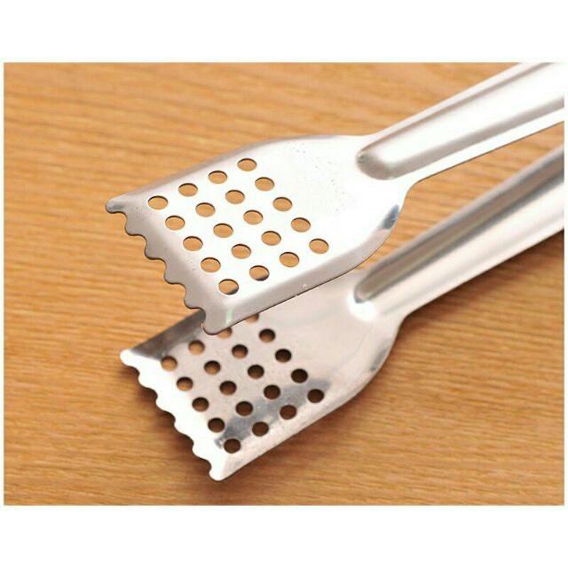 Kẹp inox gắp đá đồ nướng