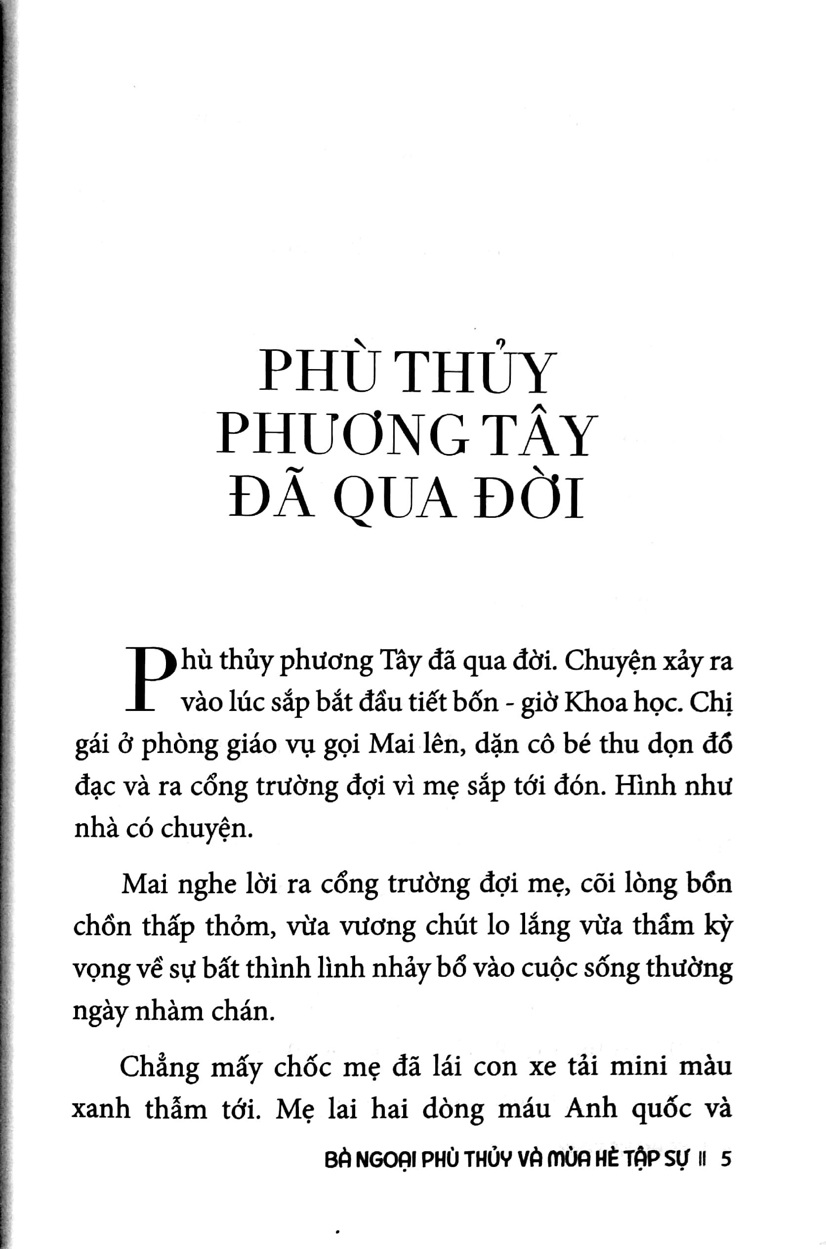 Bà ngoại phù thủy và mùa hè tập sự