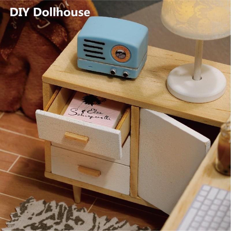 Mô hình nhà búp bê DIY Doll House Miniature_ SUNSHINE-STUDY _ TẤM CHE BỤI + KEO