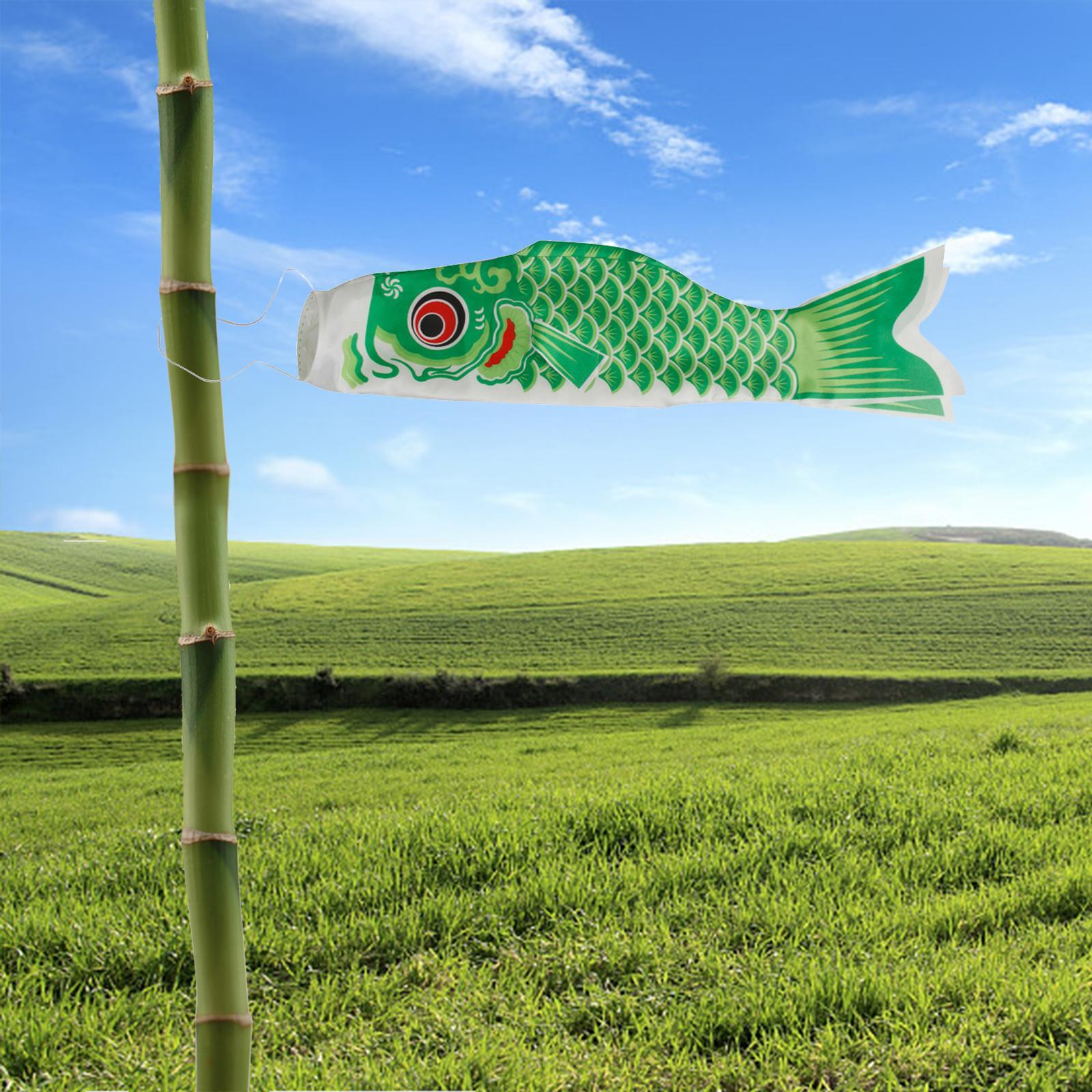 2pcs Japanese Windsock Carp Flag Streamer 150cm