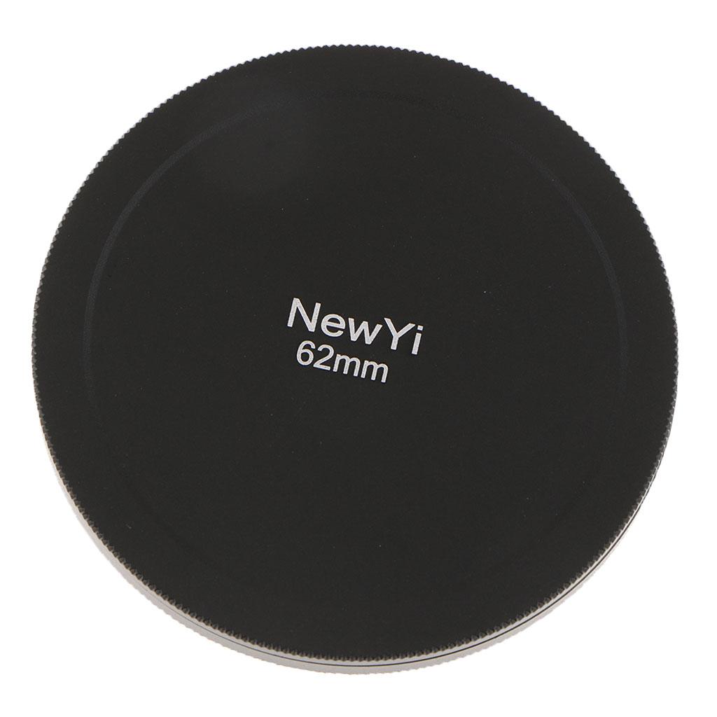 62 mm/2.44 inch Metal UV CPL Filter Case Protection Box Lens Cover Stack Storage Cap