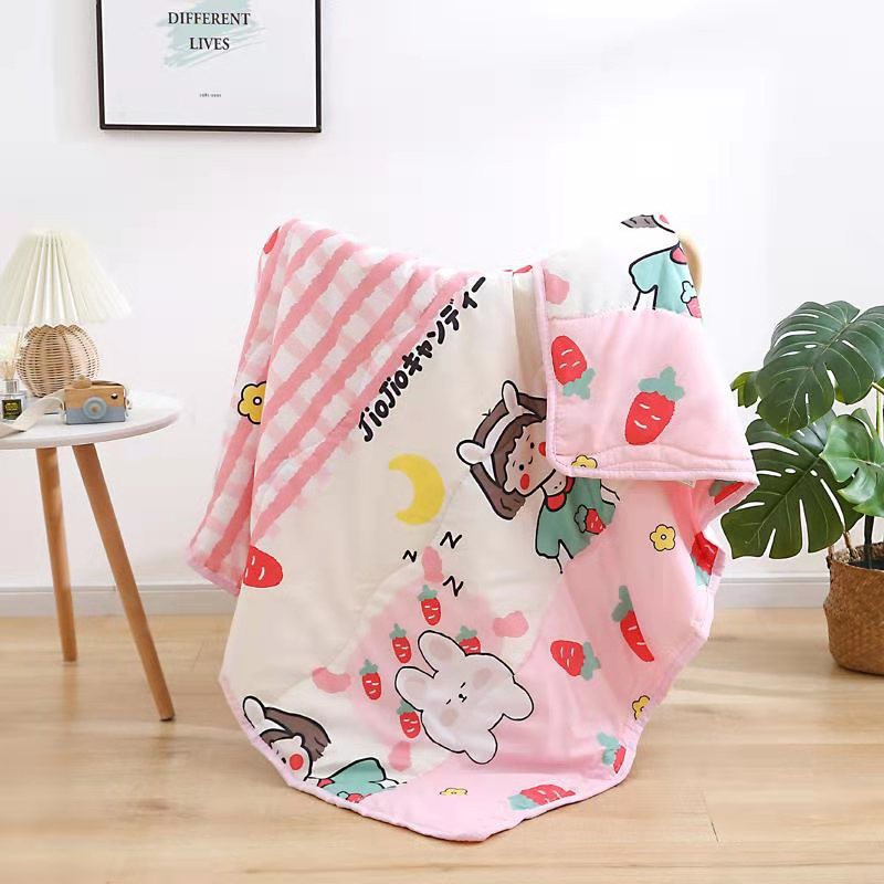 Chăn / mền đắp điều hòa , chăn đắp mùa hè cho bé ( kt 1m1x1m3 )