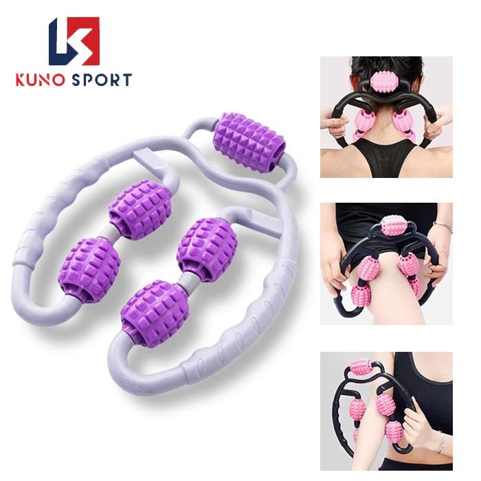 Con lăn massage KUNOSPORT giúp bắp chân tay thon gọn giãn cơ tập yoga,mát xa vai cổ nam nữ tiện lợi dụng cụ mát xa cao cấp