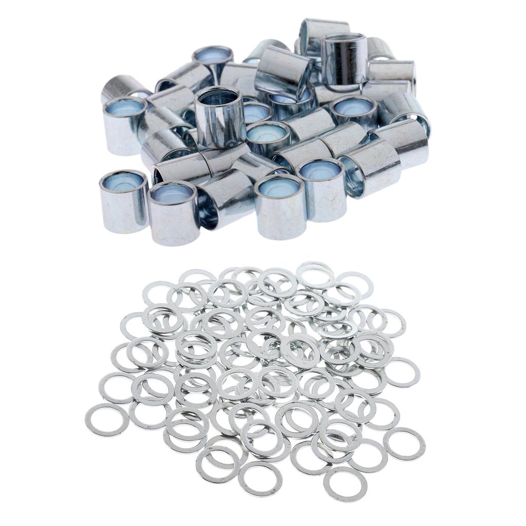 140pcs Skateboard Longboard Hardware Set Speed Washers and Bearing Spacers