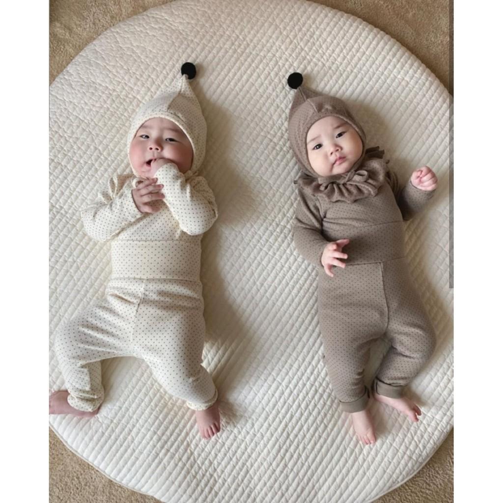 Bộ Dài Tay Cotton Cho Bé Trai, Bé Gái