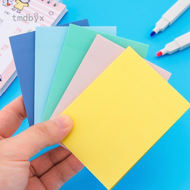 Tmdbyx Set 50 tờ giấy ghi chú trong suốt chống thấm nước tiện dụng cho học sinh/ văn phòng