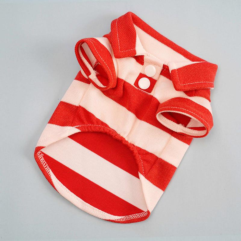 Áo thun Polo cho chó mèo , Áo thun có cổ cho thú cưng vải Cotton, thoáng mát, mềm mại