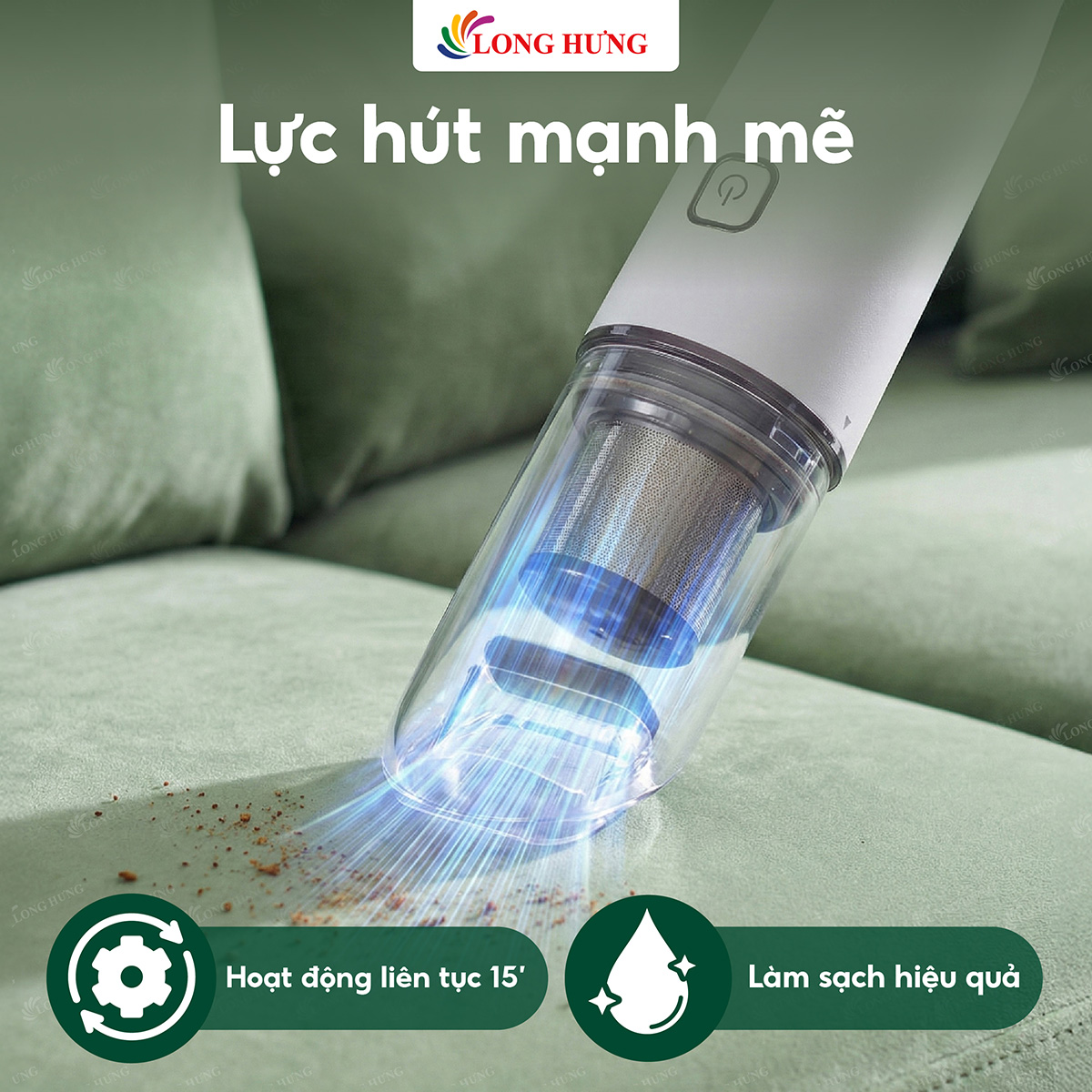 Máy hút bụi không dây cầm tay mini Panasonic MC-HC10WN46 - Hàng chính hãng