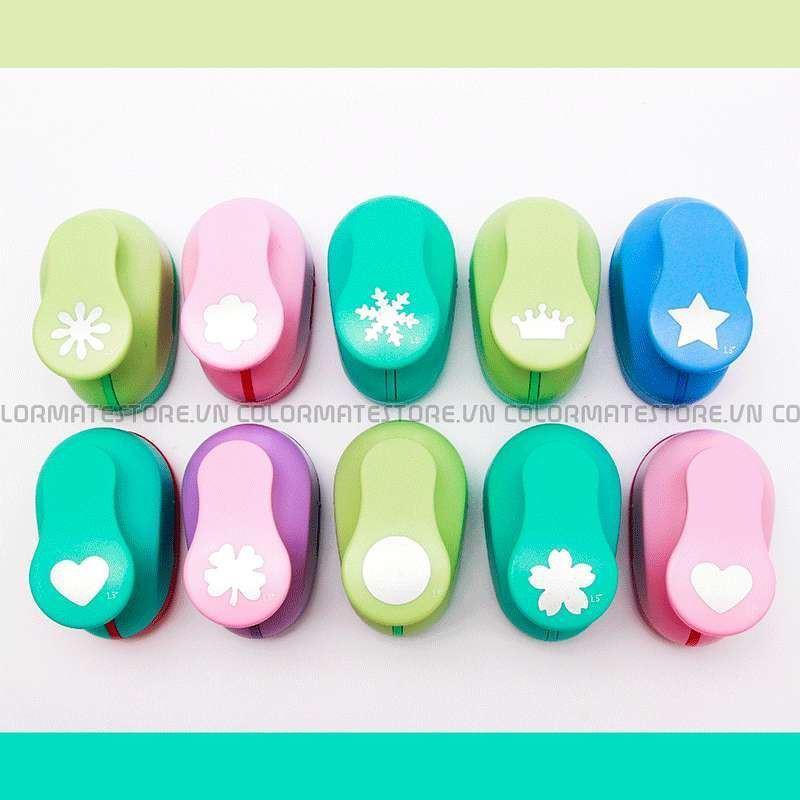 Dụng cụ bấm giấy tạo hình, bấm giấy tạo hình - COLORMATE