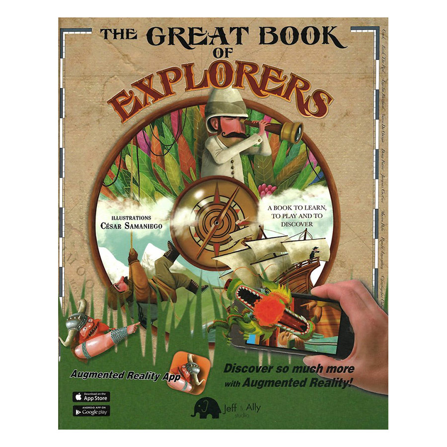 The Great Book Of Explorers (Augmented Reality) - Sách 3D