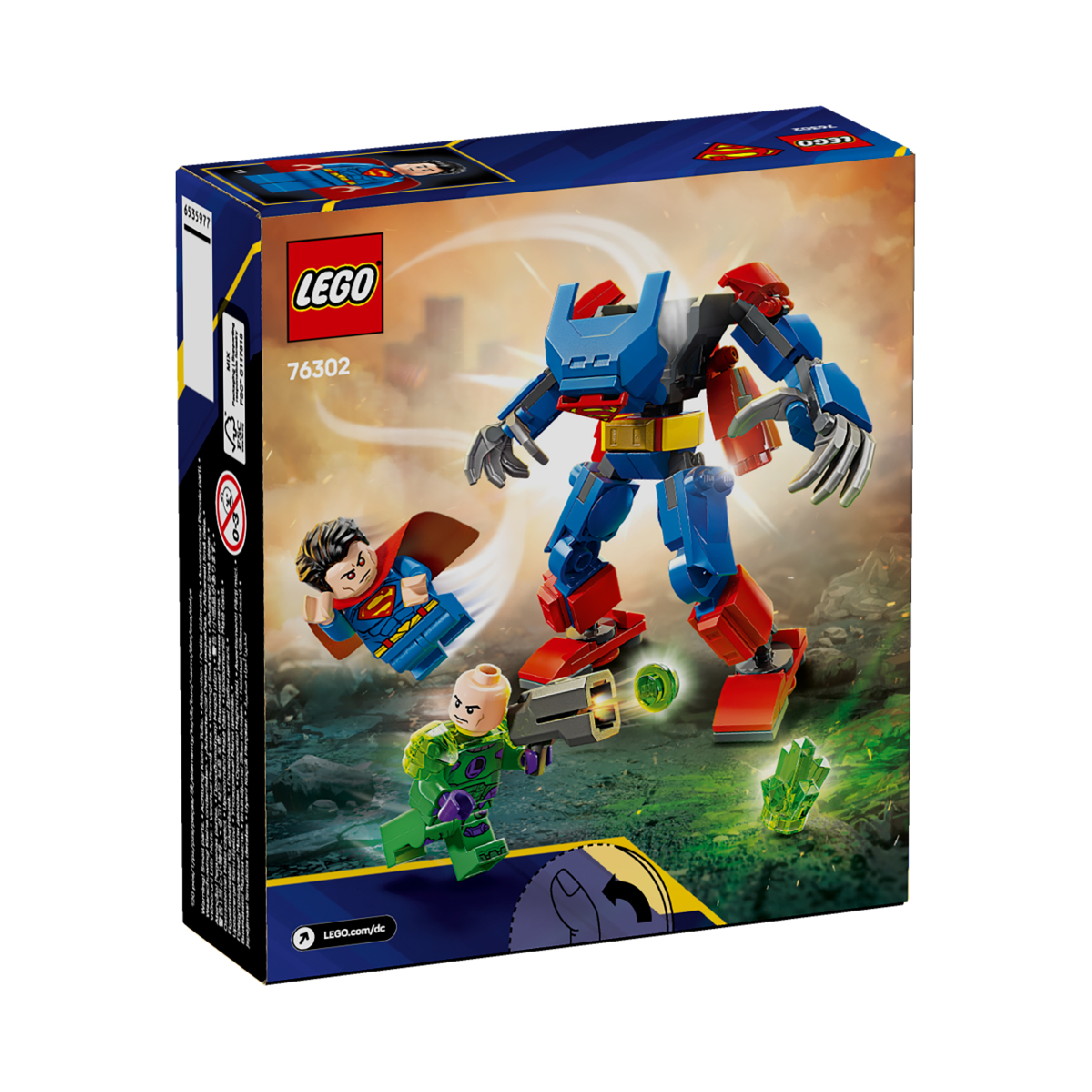 Đồ Chơi Lắp Ráp Robot Siêu Nhân Đại Chiến Lex Luthor LEGO SUPERHEROES 76302 (120 chi tiết)