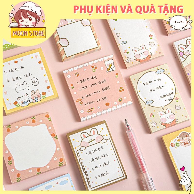 Giấy Note, giấy ghi chú vuông nhiều hình ngộ nghĩnh