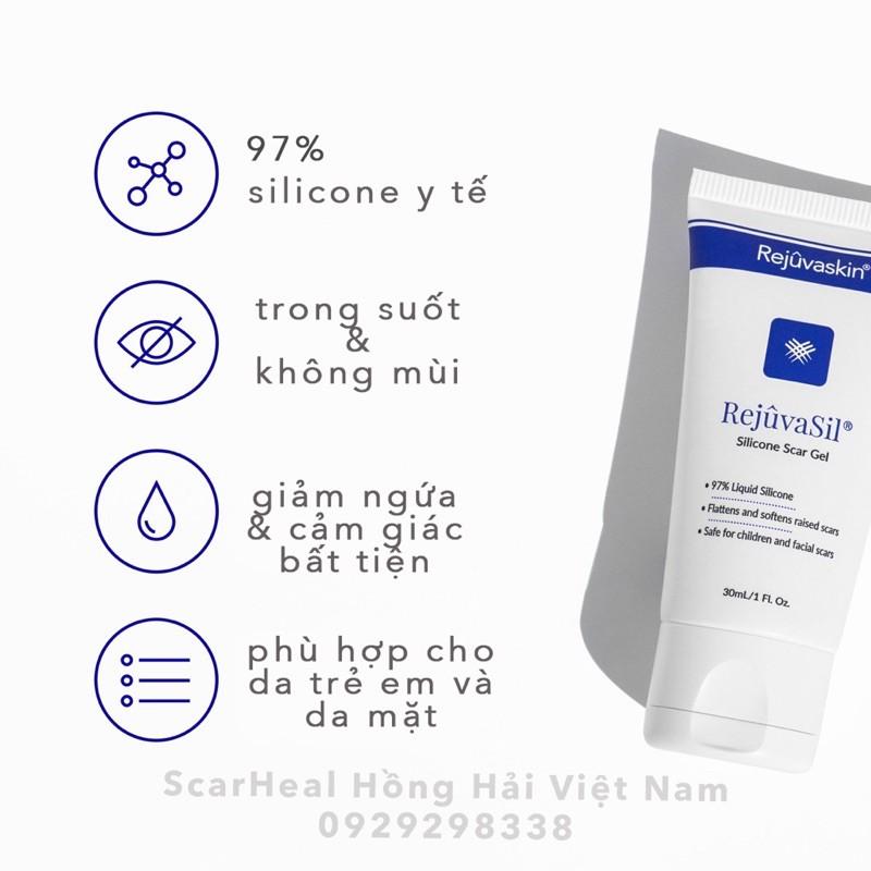 Kem Xoá Mờ Sẹo Lồi Rejuvasil 30ml từ Mỹ