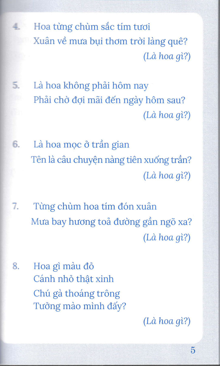 Đố Vui Luyện Trí Thông Minh: Về Thế Giới Thực Vật (ND)