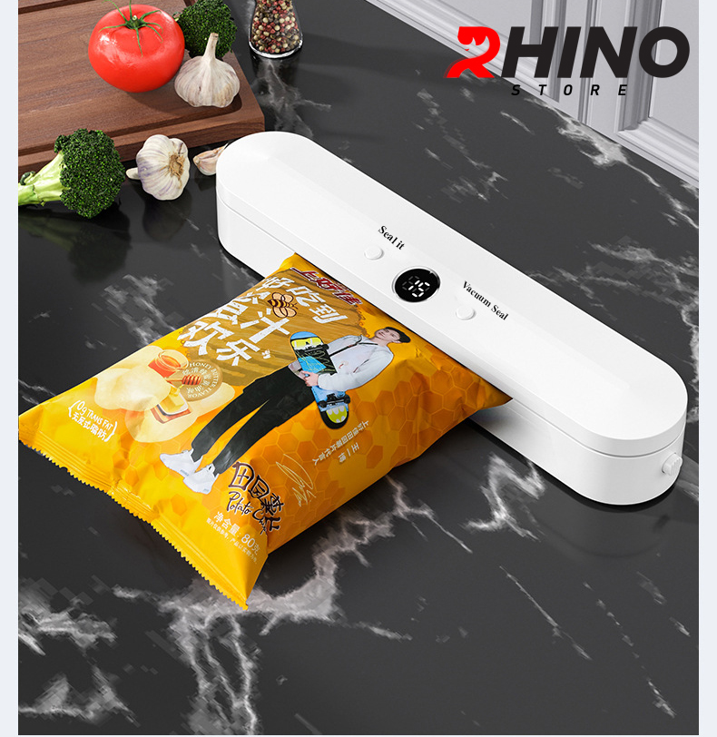 Máy hút chân không hàn miệng túi Rhino V101 Vacuum Sealer - Hàng chính hãng