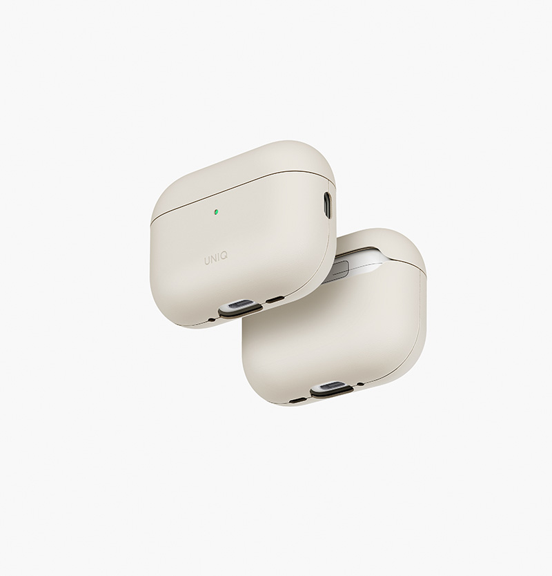 Ốp Bảo Vệ UNIQ LYDEN VEX Cho Apple Airpods Pro 3 Da Nhân Tạo Cao Cấp Hỗ Trợ Sạc Có Dây Tương Thích Sạc Không Dây Hàng Chính Hãng