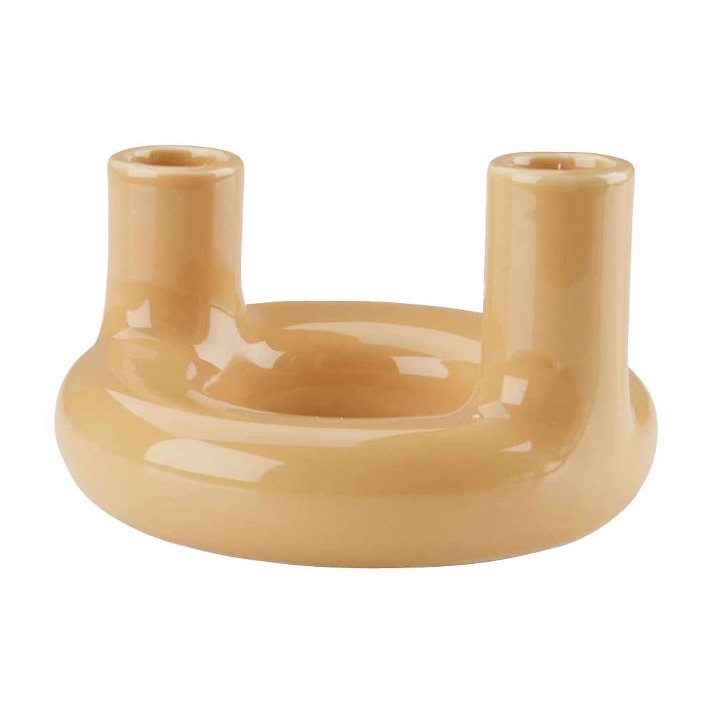 Chân nến | JYSK Jim | gốm | vàng | DK13xC9cm