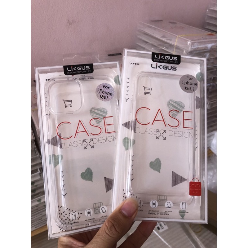 Ốp lưng Likgus trong suốt chống sốc không ố màu dành cho iPhone 13/ 13 Pro/ 13 Pro Max - Xsmax