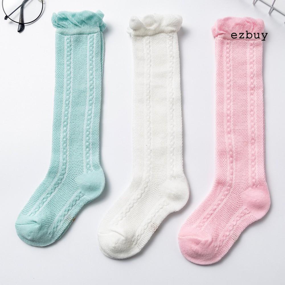 Set 3 Đôi Vớ Cotton Thoáng Khí Dễ Thương Cho Bé