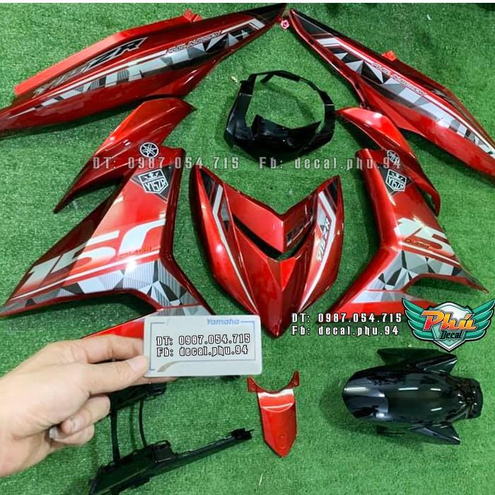 Tem Rời Exciter 150 Y15 ZR xe đỏ đô