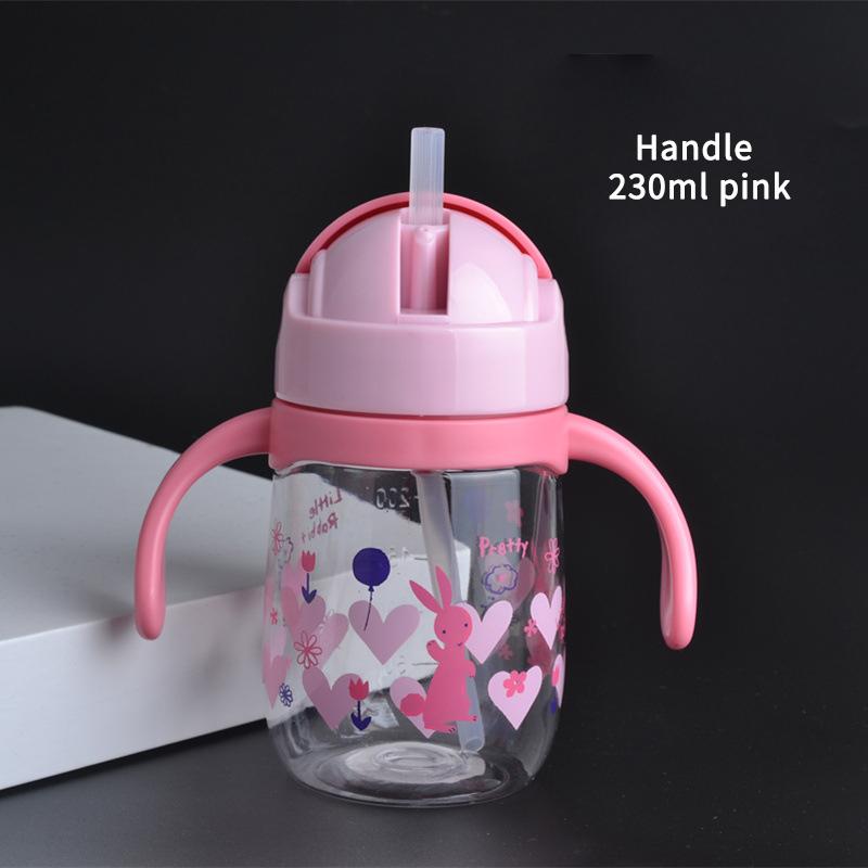 Trẻ Sơ Sinh Học Tập Uống Cho Bé Sippy Cup Con Nước Tay Cầm Chén Ăn Chống Nghẹn Ngào Chống Rò Rỉ Trẻ Em Nước Dễ Thương chai