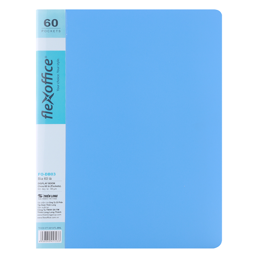 Bìa 60 Lá Flexoffice A4 Fo - Db03