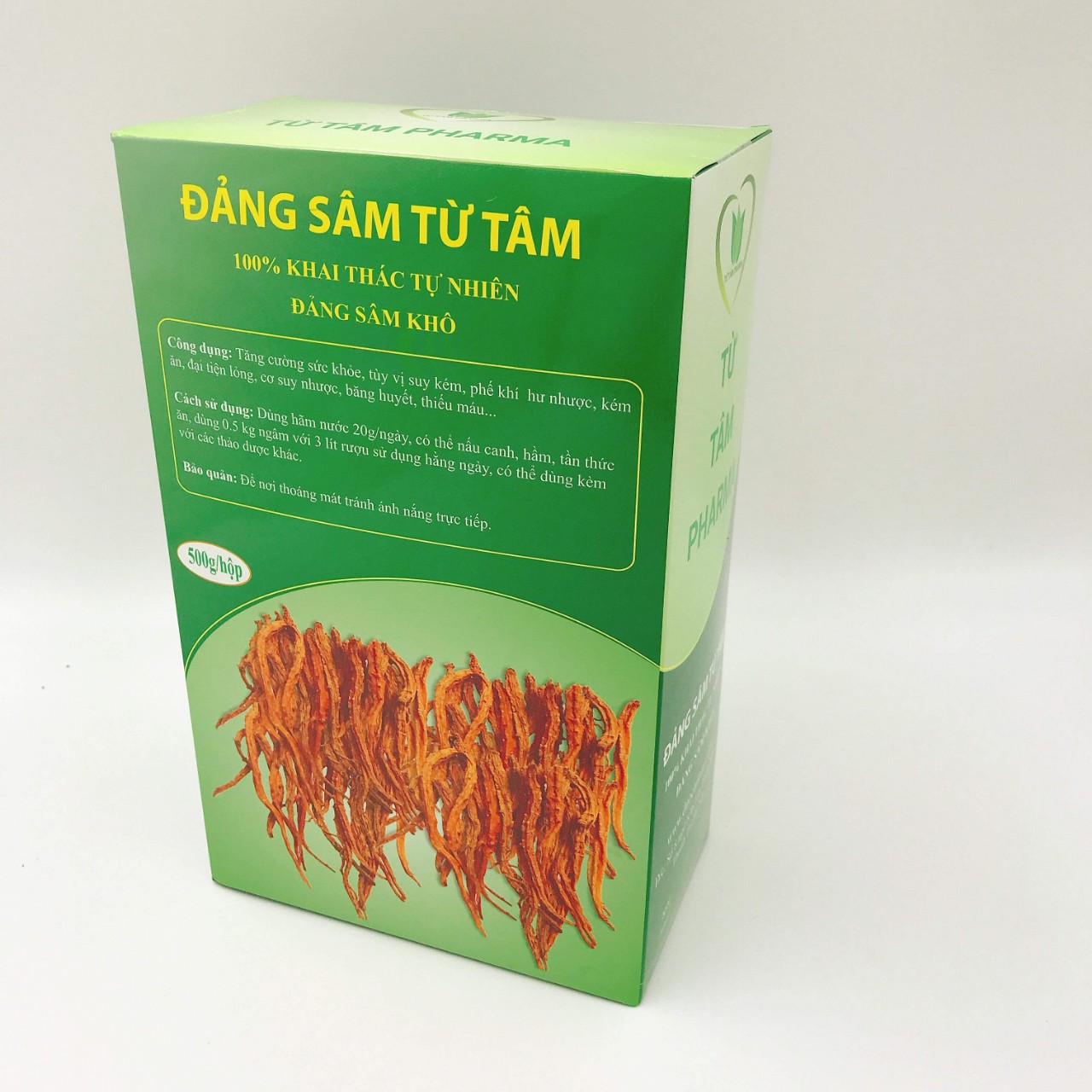 Đảng Sâm Từ Tâm - Đảng Sâm (Sâm Dây Khô) 500g