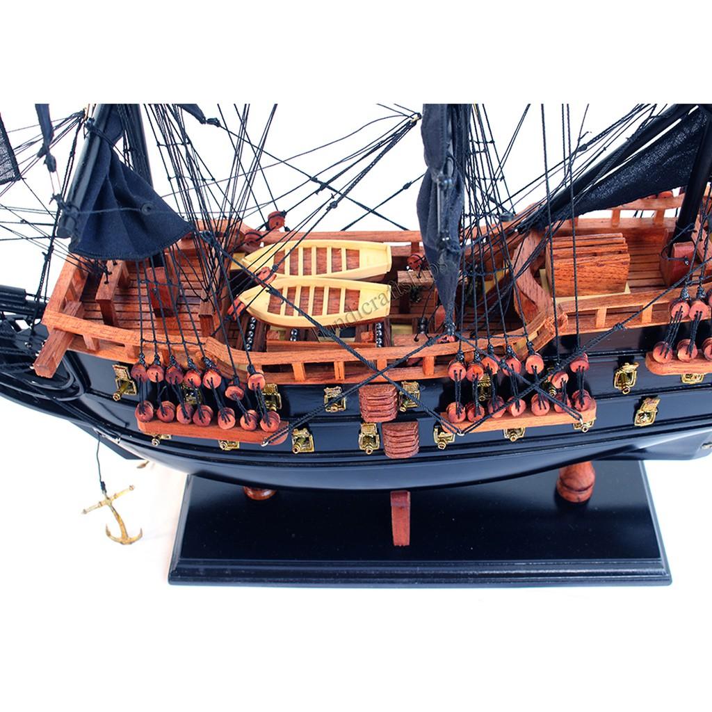Mô hình thuyền Black Pearl 63cm giá tốt trang trí nhà cửa