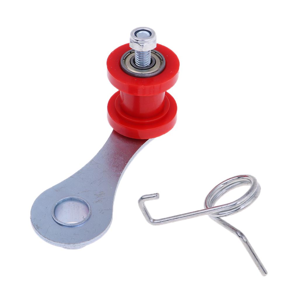 Red Guide Tensioner Roller Adjuster with Spring for 420/428/520/530 Chain