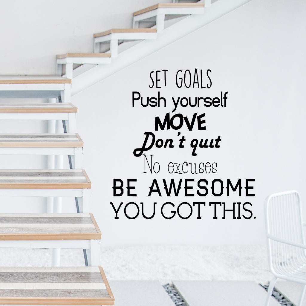 Decal tiếng anh dán trang trí văn phòng thông điệp hay, ý nghĩa, tạo động lực - YOU GOT THIS