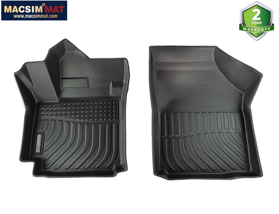 Thảm lót sàn xe ô tô Suzuki XL7 2019-tới nay Nhãn hiệu Macsim chất liệu nhựa TPE cao cấp màu đen